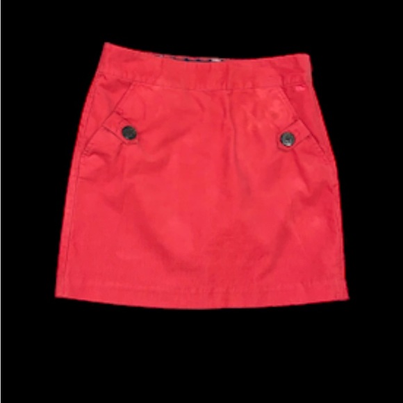 VINEYARD VINES lightweight pink corduroy mini skirt women’s size 0 - Picture 2 of 10